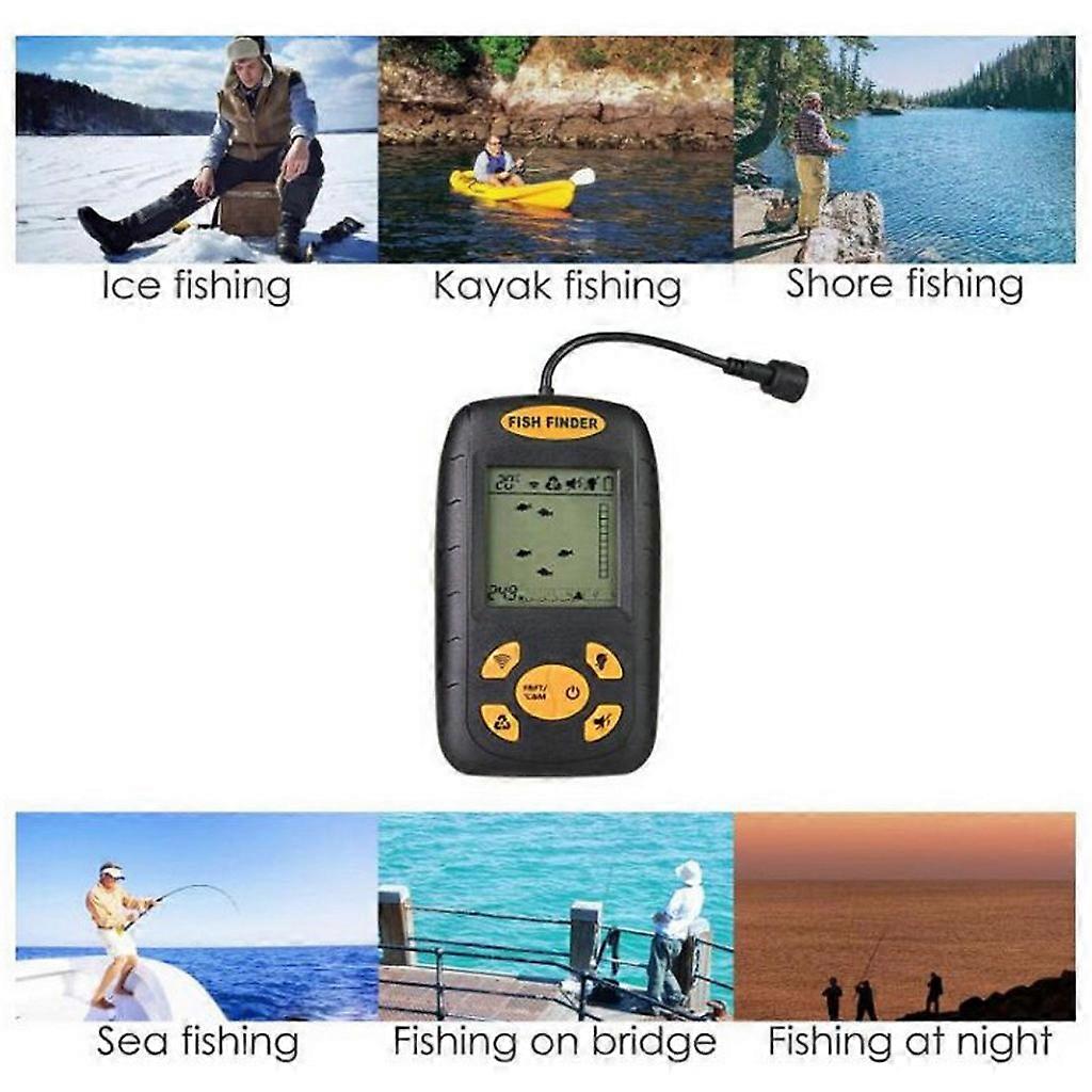 Handheld Fish Finder Portable Fishing Fishfinder Fish Depth Finder BBB