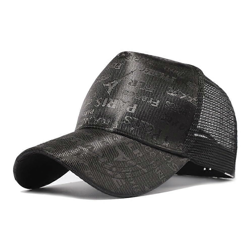 Letter Embroidery Baseball Casquatte Caps Hip Hop Bone Men Breathable Mesh Visor Hats Women Streetwear Trucker Cap