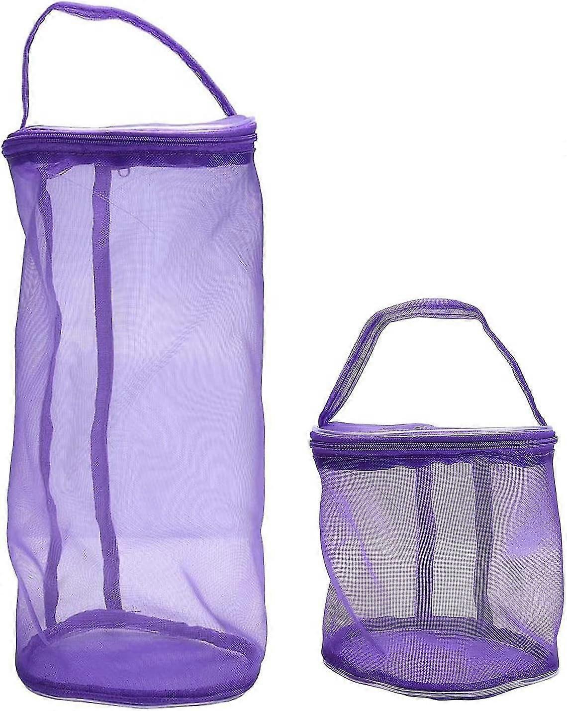 Mesh Knitting Bag - Yarn Storage Bag For Knitting Lovers (2 Pack)