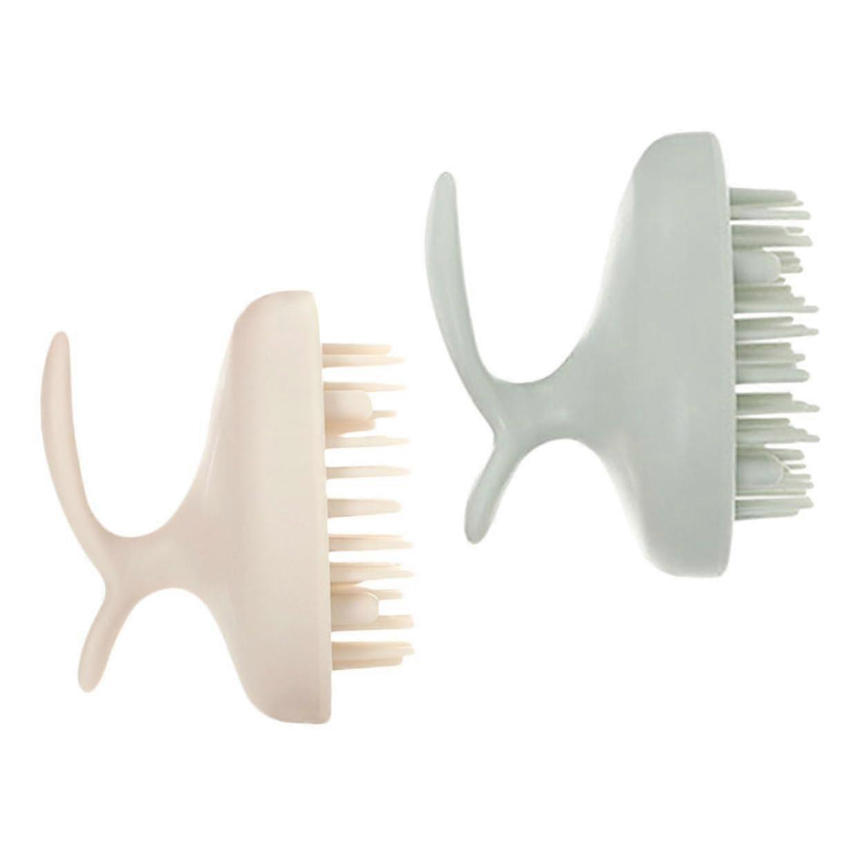 Hair Scalp Massager Shampoo For Scalp Care Brush Set With TPE HIPS Material Random Color