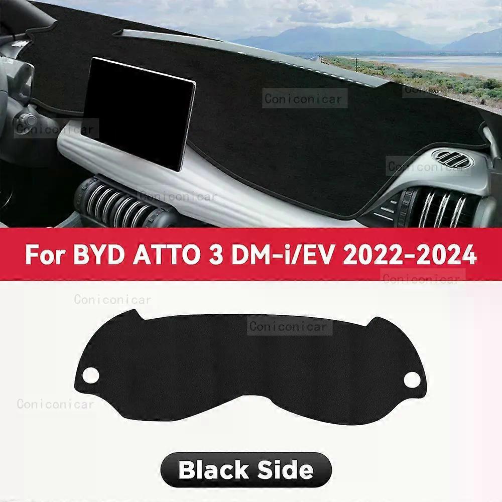 Dashboard Cover Mat Protective Pad For BYD ATTO 3 YUAN PLUS EV 2022-2024 Car Accessories Dash Board Sunshade Carpet Dashmat