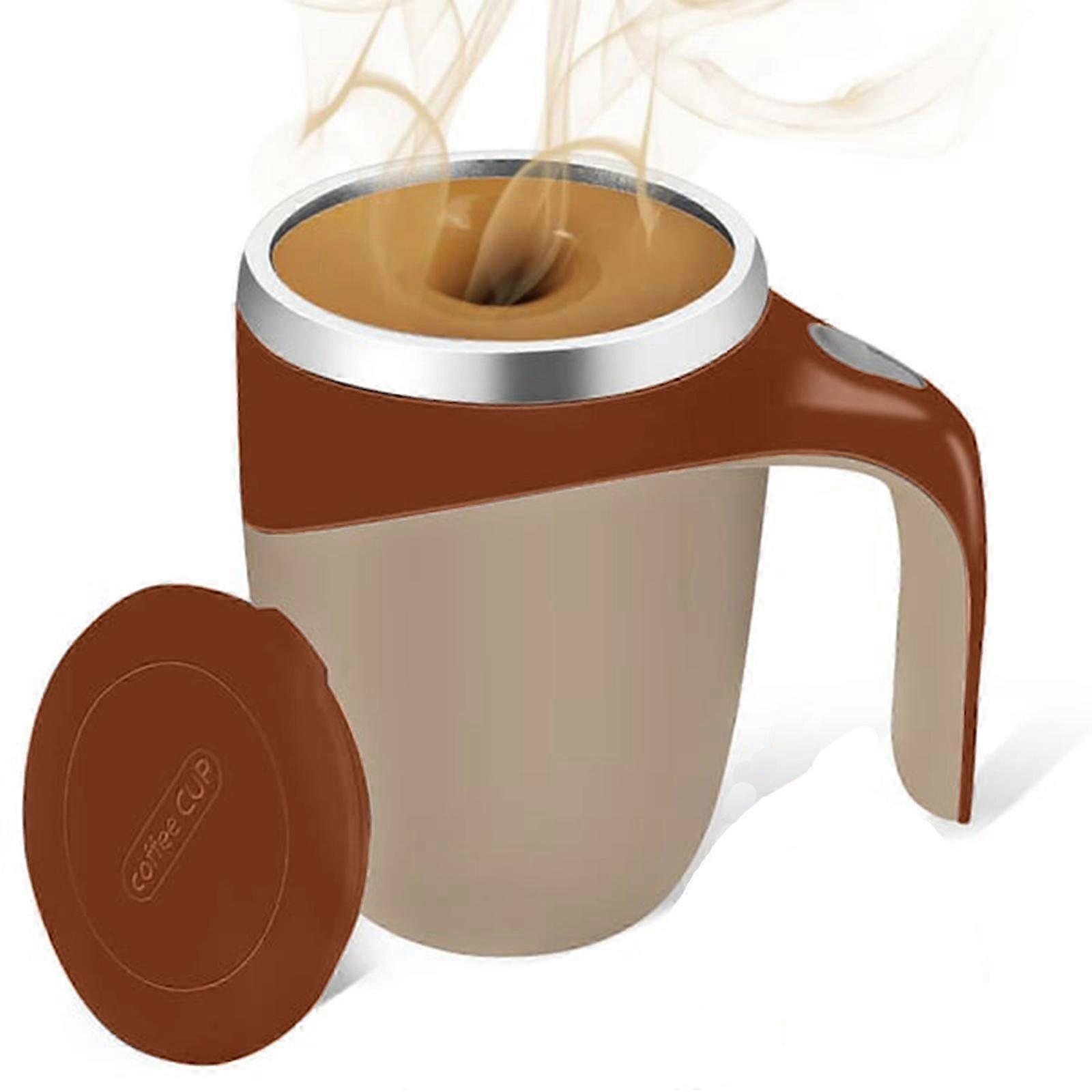 NY Automatisk selvrørende magnetisk rustfrit stål kaffemælk te kop smart blandingskrus