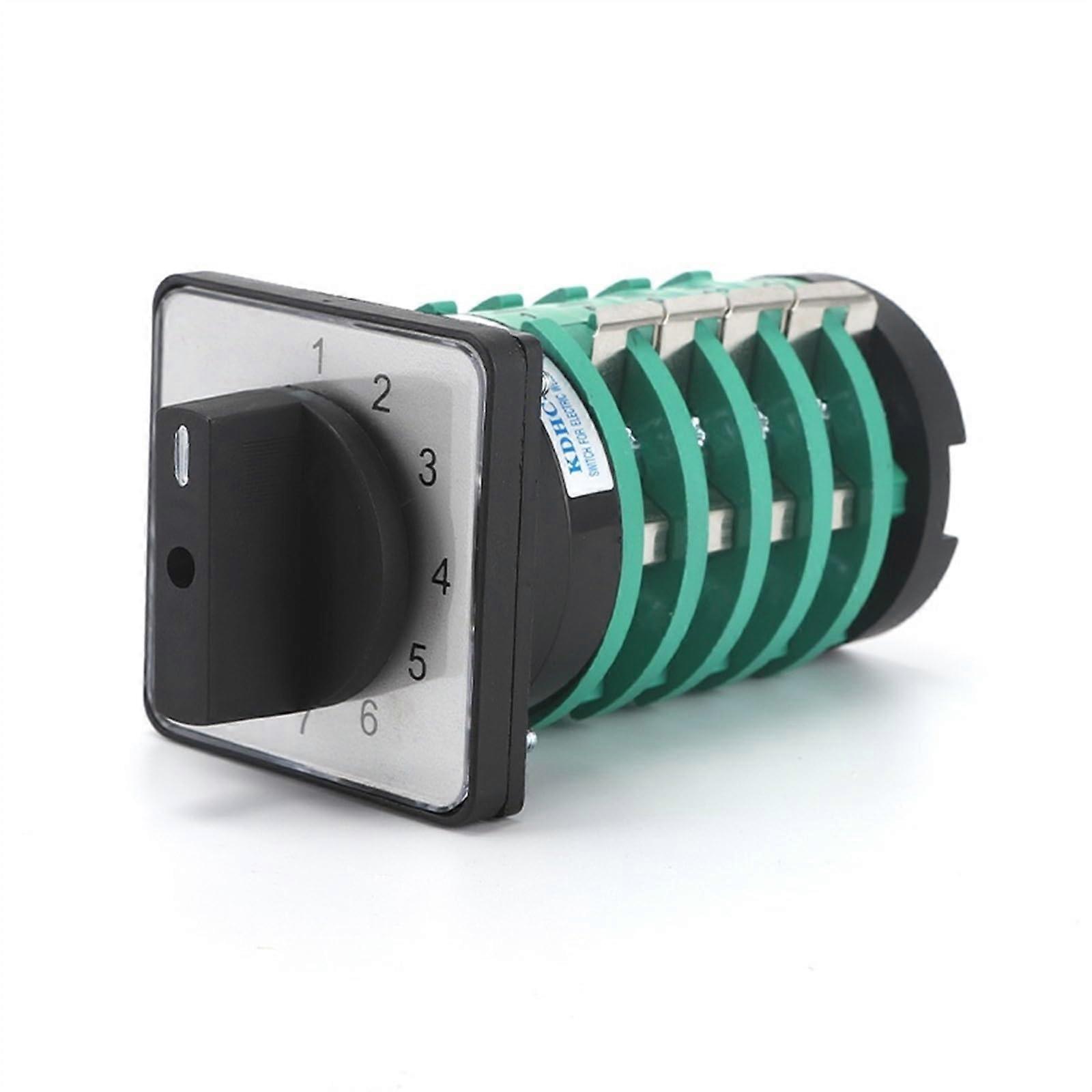 KDHC-32/3X7-5 Adjustable Rotary Changeover Cam Switch 690V 32A 5 Pole 7 Position Welding Machine Contact