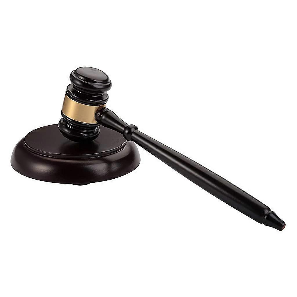 Hammer for Judges and Lawyers - Elegant Wooden Gavel for Auction Displays and Classrooms, Ideal for University Associations