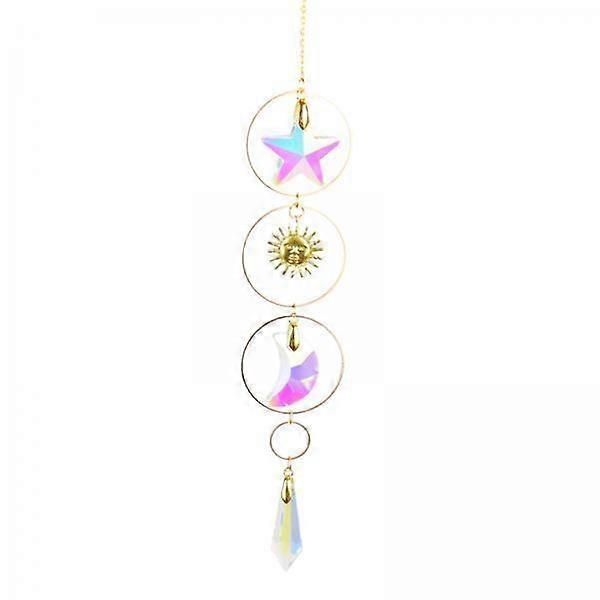 2X Crystal Balcony Window Hanging Decor Wall Rainbow Maker Model 1