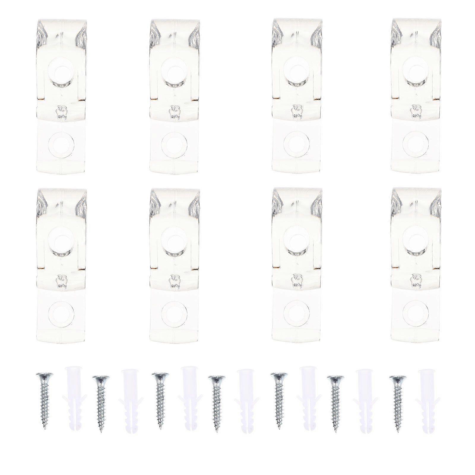 8Pcs Blinds Roller Curtain Plastic Hooks Practical Window Blind Loops for Home