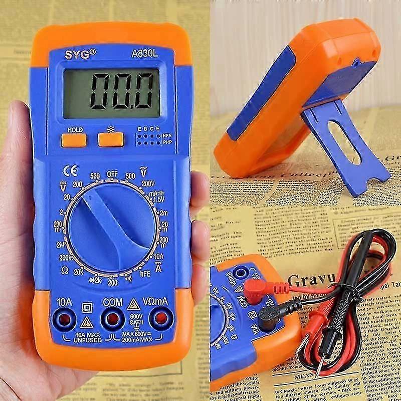 A830L Protection Luminous Multi-purpose Capacitance Meter Digital Multimeter