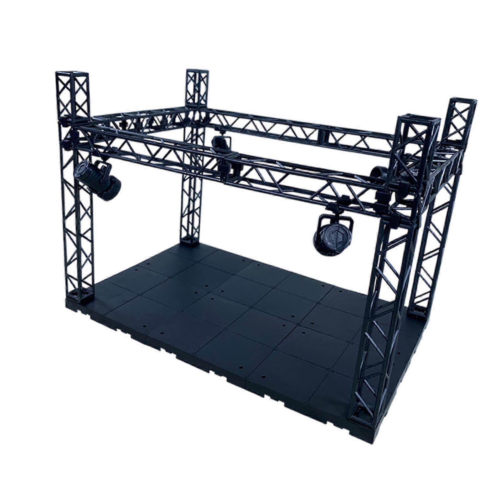 Action Figures Stage Hobby Portable DIY Easy to Assembly Show Layout for Action