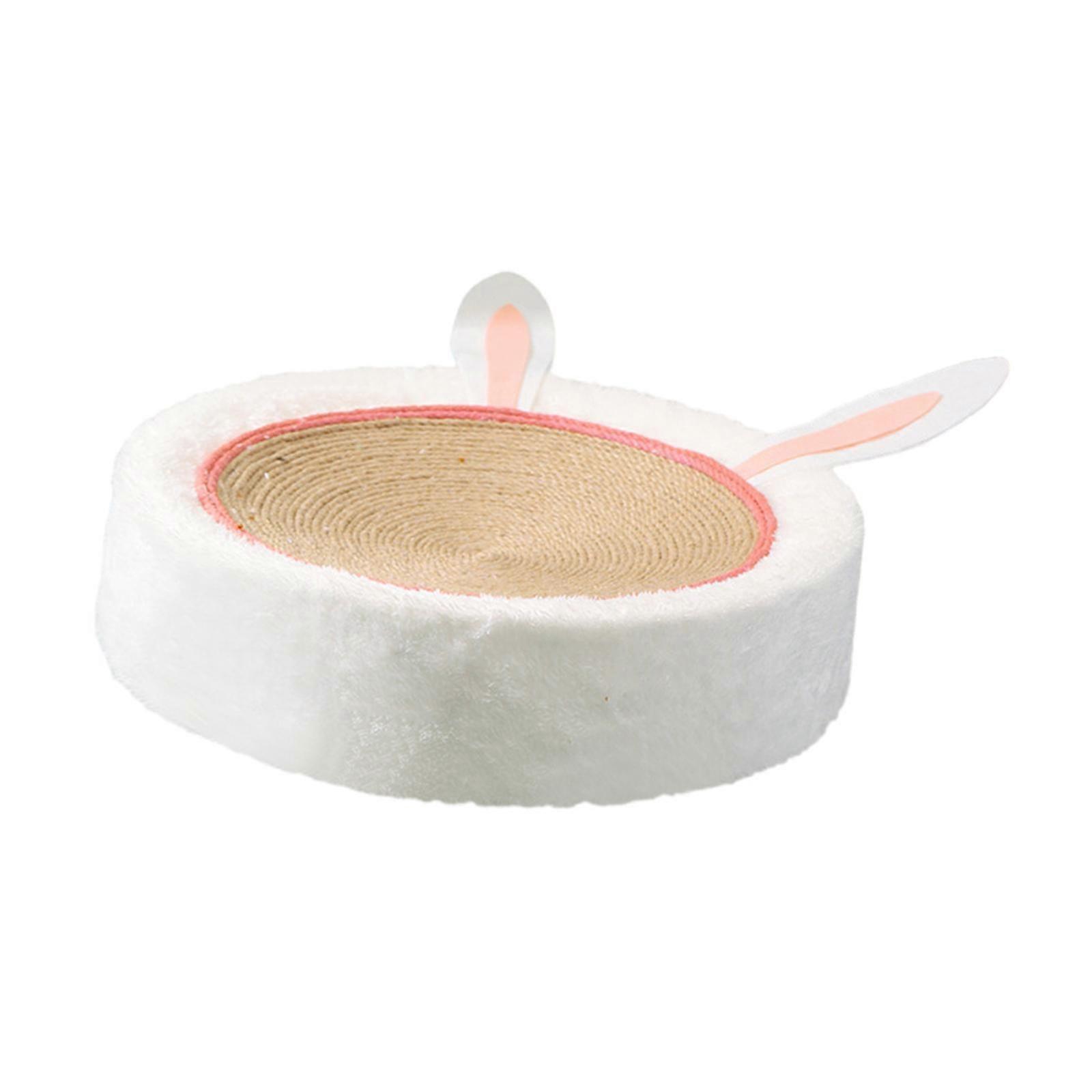 Cats Scratcher Board Bowl Scratch Pad Nest Rest Round Bowl Cat Bed Training Toy