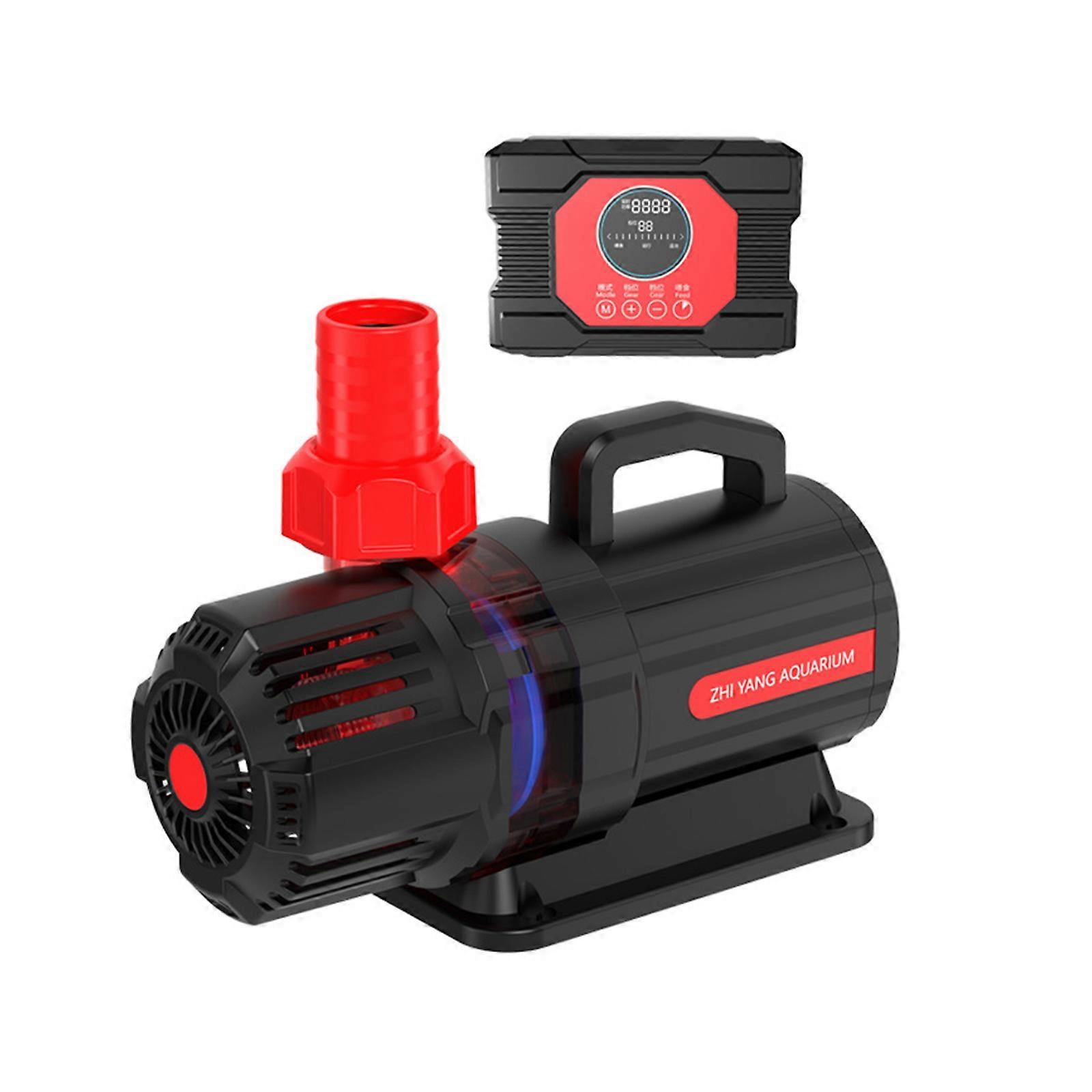 Water Pump Submersible Pump Digital Display Frequency Conversion 12 Gears Waves Making SeafoodPond Pump