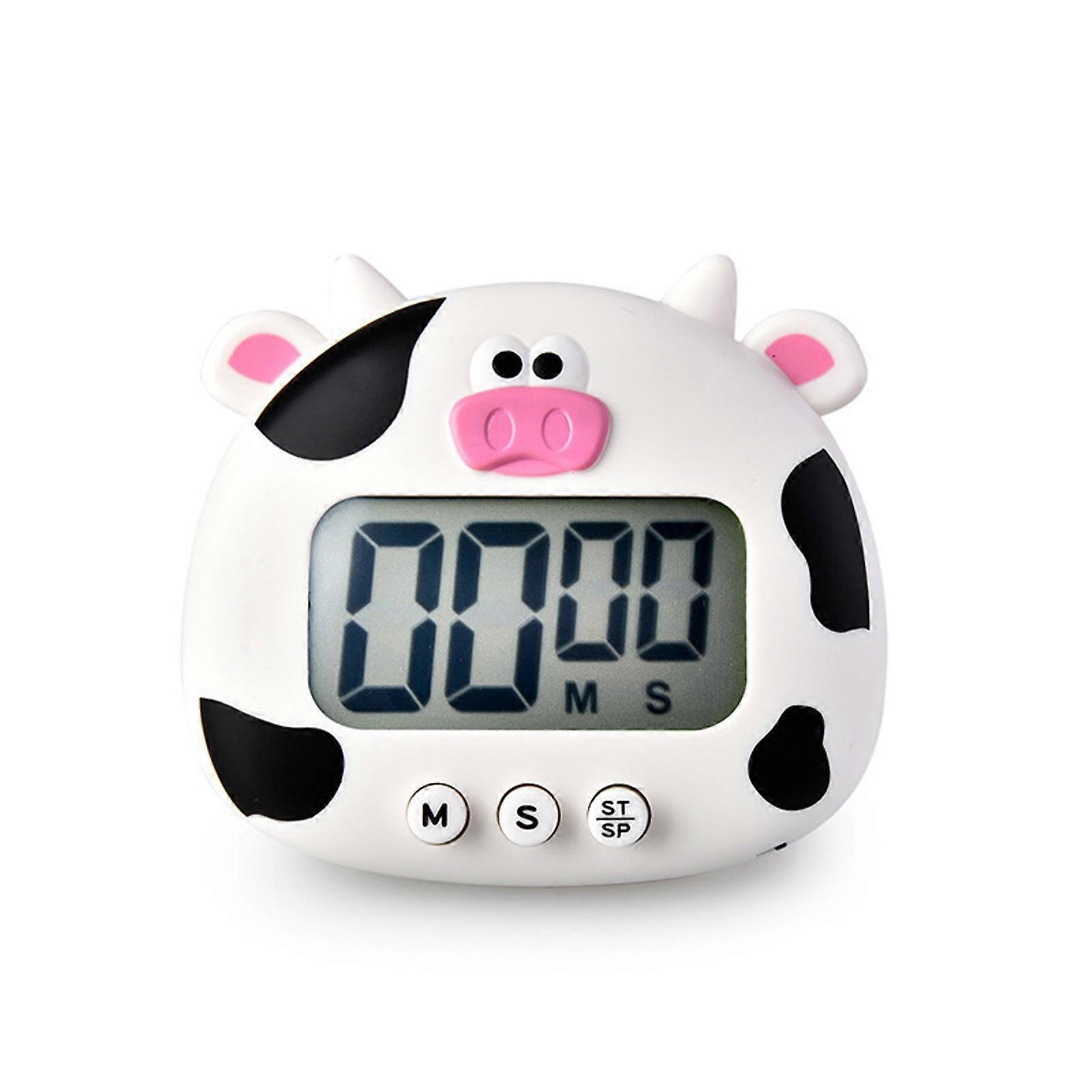 Cartoon Animal Countdown-Timer Digital Cooking Timer with Stand Hangable Alarm Clock Timer for Cooking Bake Sport Game