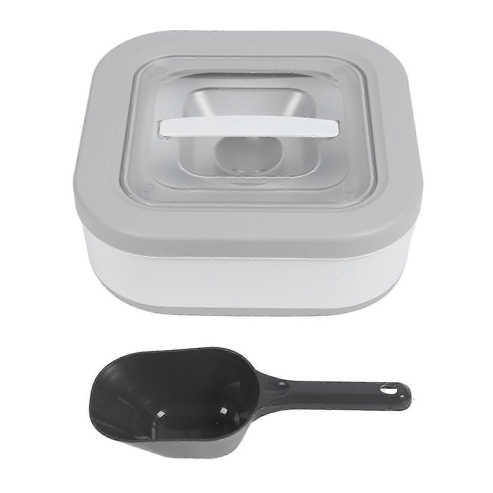 Collapsible Dog Food Container Large Airtight Rice Storage Bin with Scoop