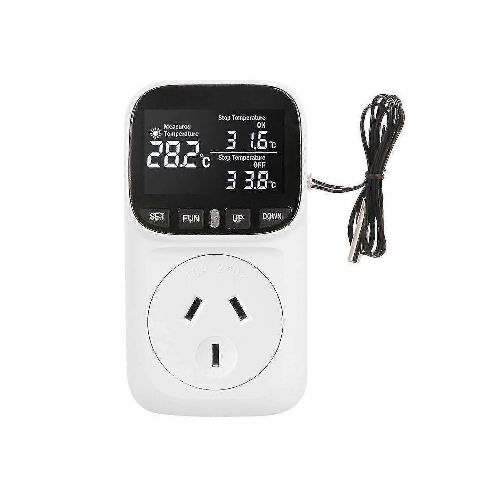Digital Temperature Controller Thermostat Timer With Sensor 240V 10A 2400W Edition 527