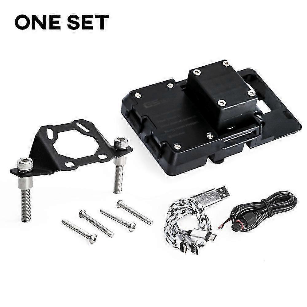 For Transalp 750 Xl750 2023 2024 Motorcycle Gps Navigation Bracket Mobile Phone Holder Mounting Usb Charger Phone