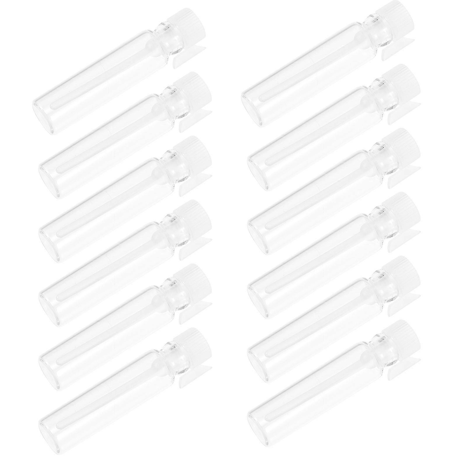 Portable 50pcs Mini Glass Dropper Bottles Set for Travel, Gym & Fragrance Use – Leak Proof and Reusable Containers