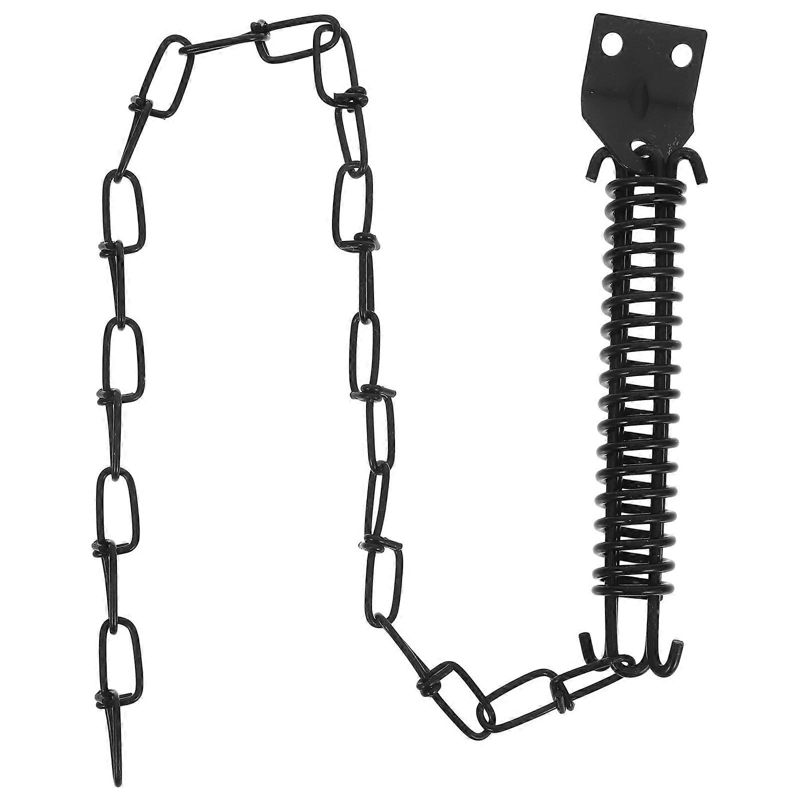 Door Chain Lock Set Windproof Security Chain for Screen Doors, Anti Theft Design, Easy Installation