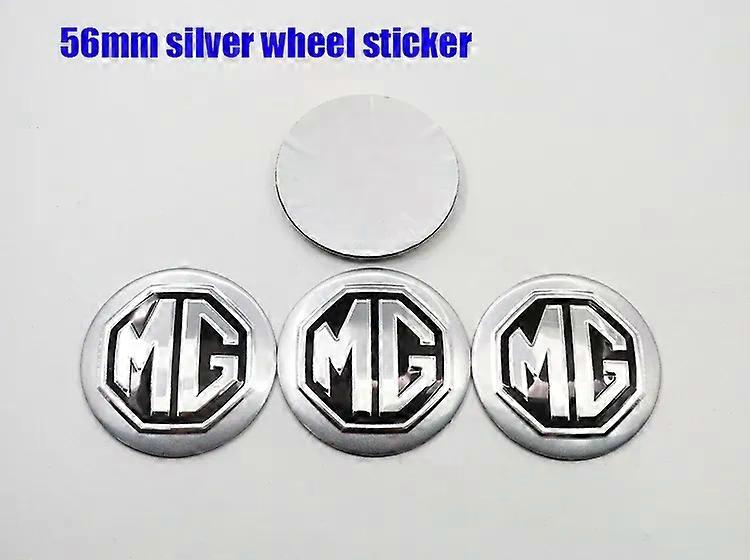 4pcs 56mm 60mm νεότερο λογότυπο MG έμβλημα αυτοκινήτου Wheel Center Hub Cap auto Rim refit dust proof badge covers αυτοκόλλητο αξεσουάρ στυλ |Αυτοκόλλητα αυτοκινήτου |