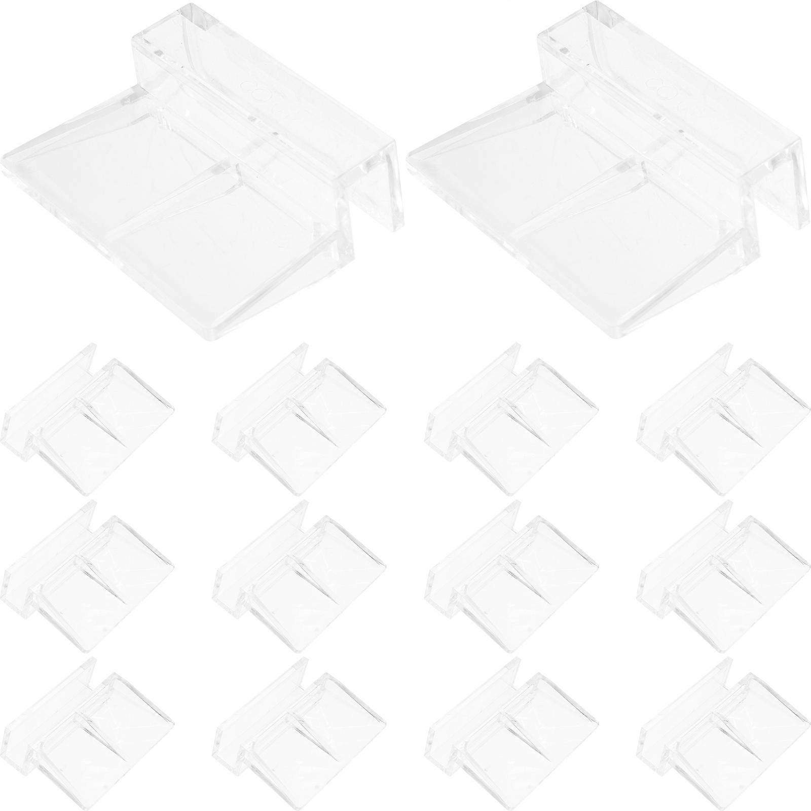 Fish Tank Lid Holders Securing Hose Simple and Elegant Design Square 5x4cm 16Pcs