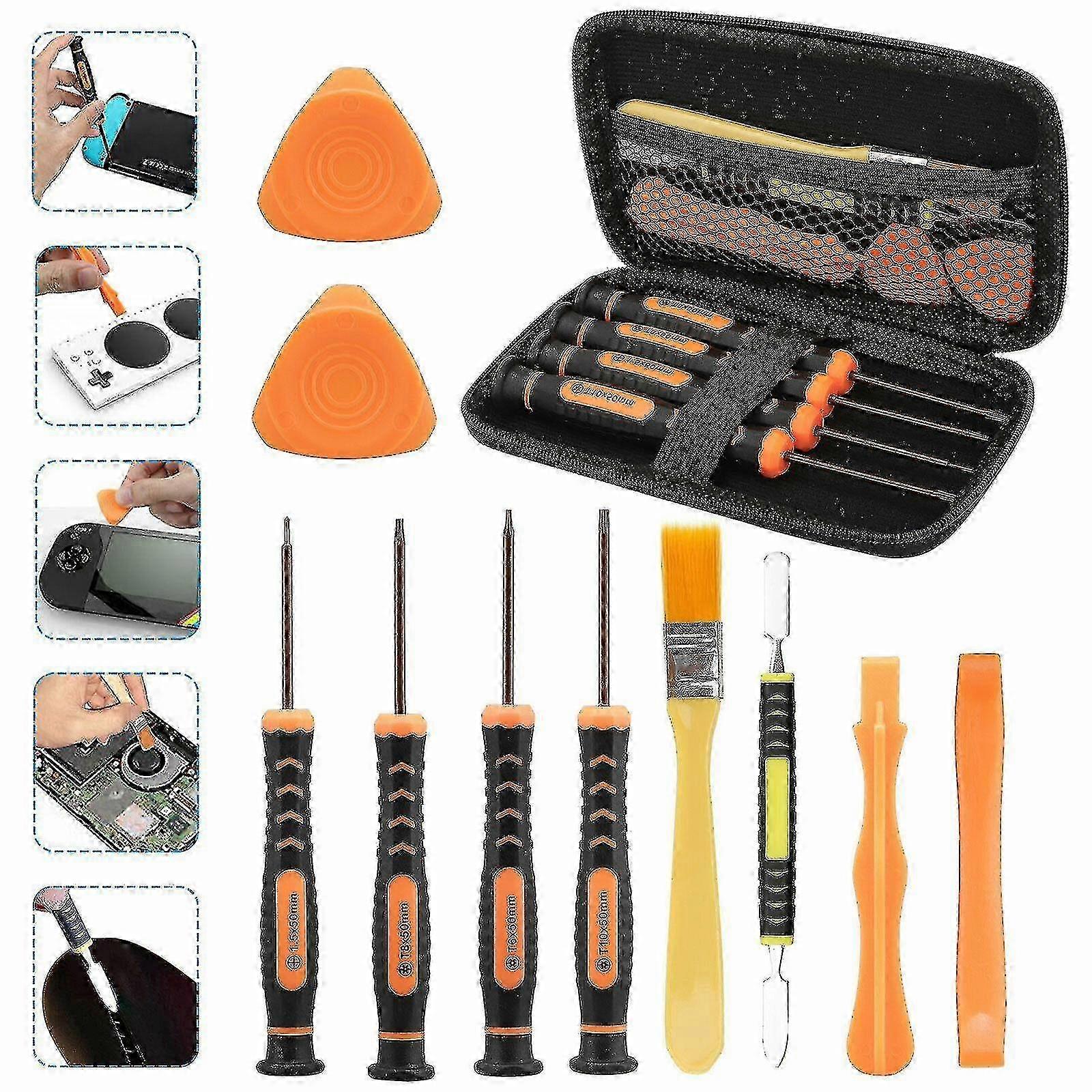 Repair Tools for Controllers Compatible with Various Gaming Consoles Including Xbox One, Xbox 360, PS3, and PS4 with Screwdriver Set