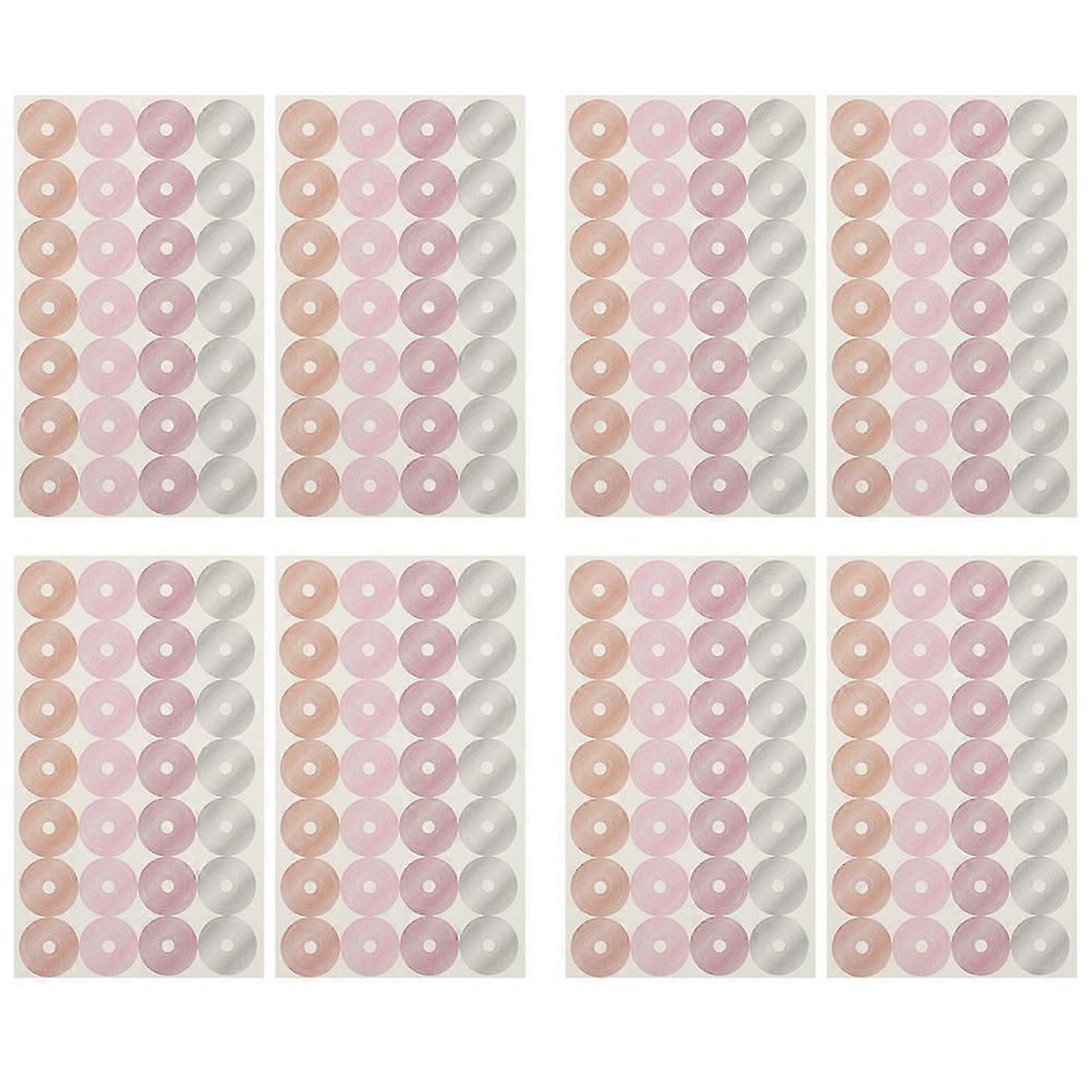 Hole Reinforcement Stickers Loose-leaf Paper Library Office Hole Repair Paper Reinforcement 32Sheets