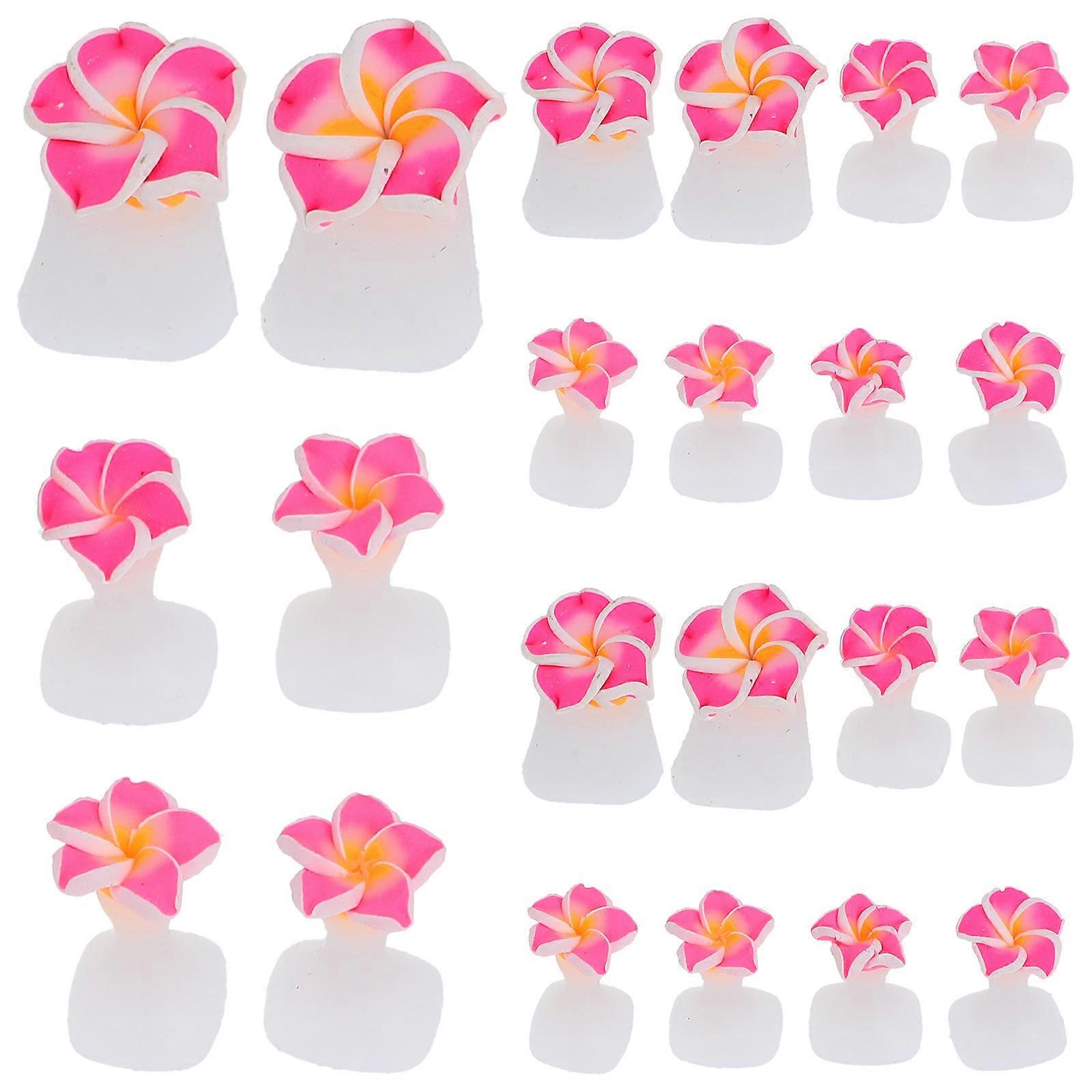 Silicone Toe Spacer For Nail Polish Application Nail .30X2.30X1.60cm Pink 3 Sets