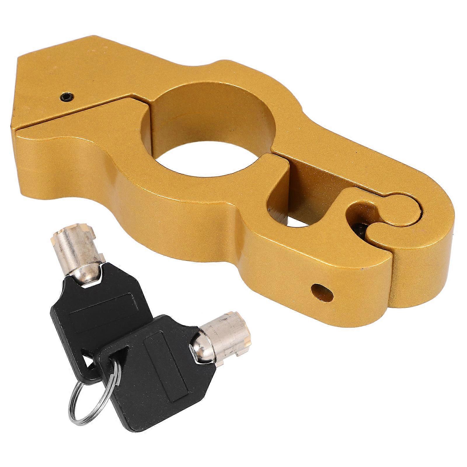 Motorcycle Handlebar Lock Brake Rotor Security Tool Lightweight Durable Easy Installation for Scooter and Motorcycle Protection