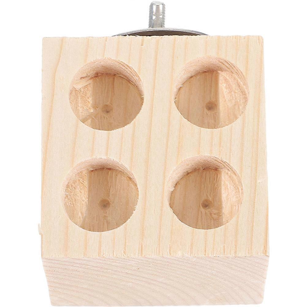 Bird Training Toy Set Chewing Exercise Bird Toy For Parrot Owners Resting Platform Style 1Set