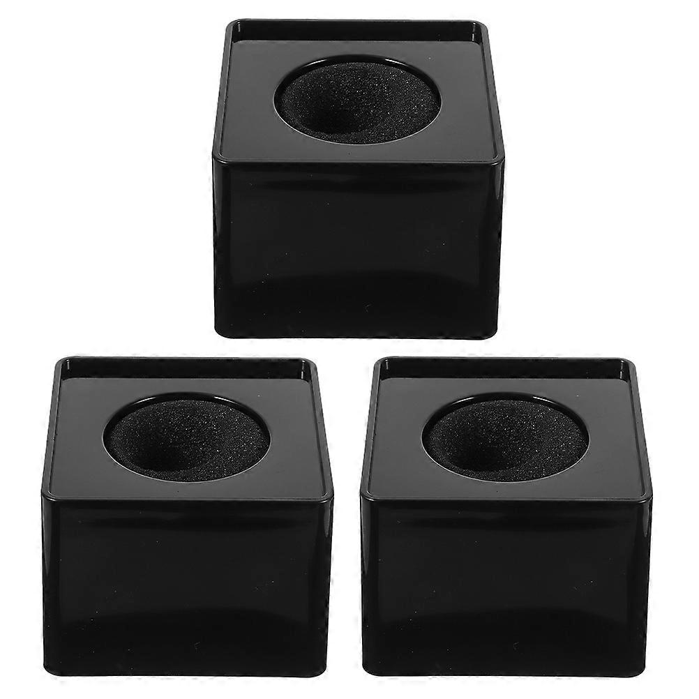 Microphone Flag Station Square Mic Flags Professional Users Interviews And Speeches 3Pcs