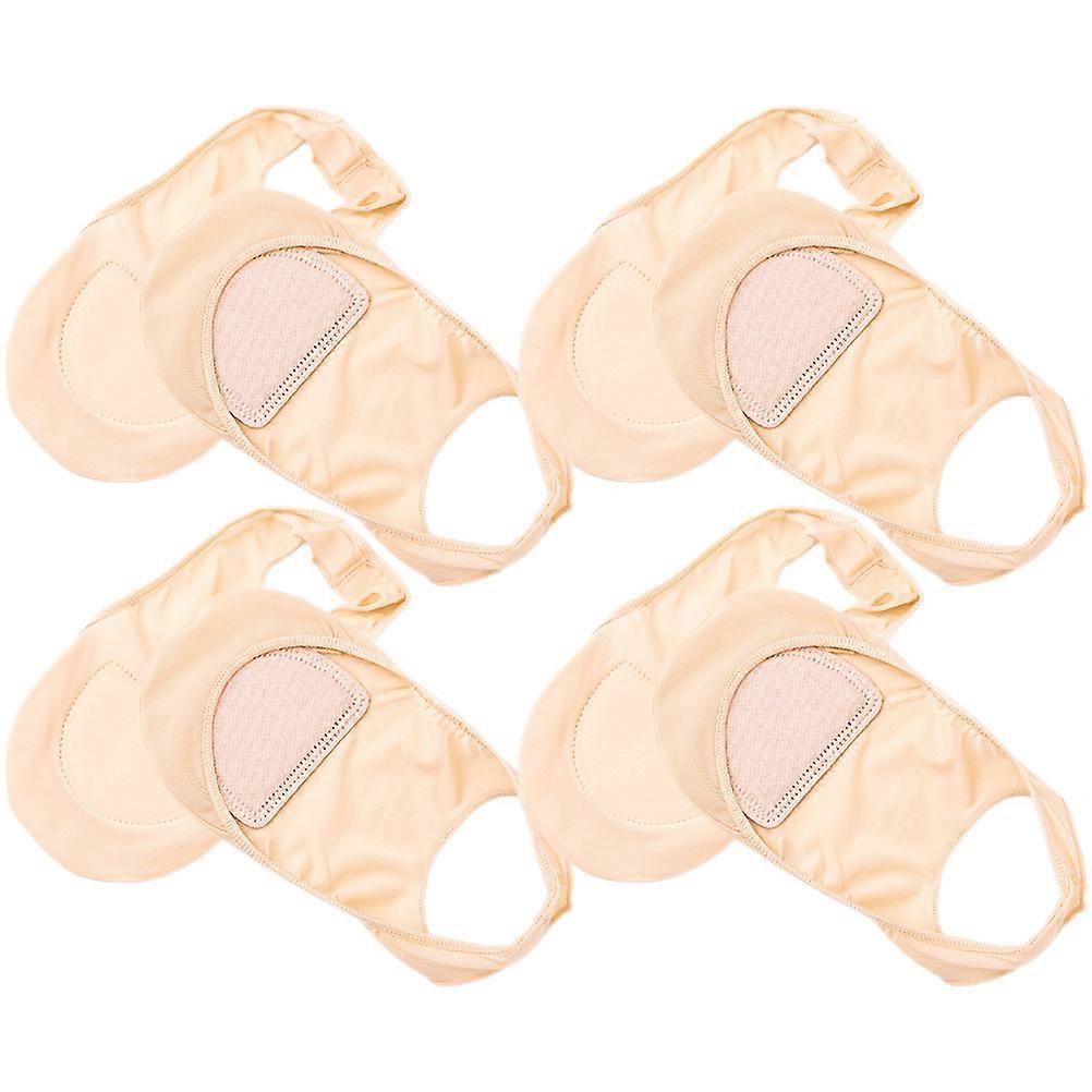 Front Toe Socks Heel Sling Socks Comfortable Wear Ergonomic Shape 4 Pairs