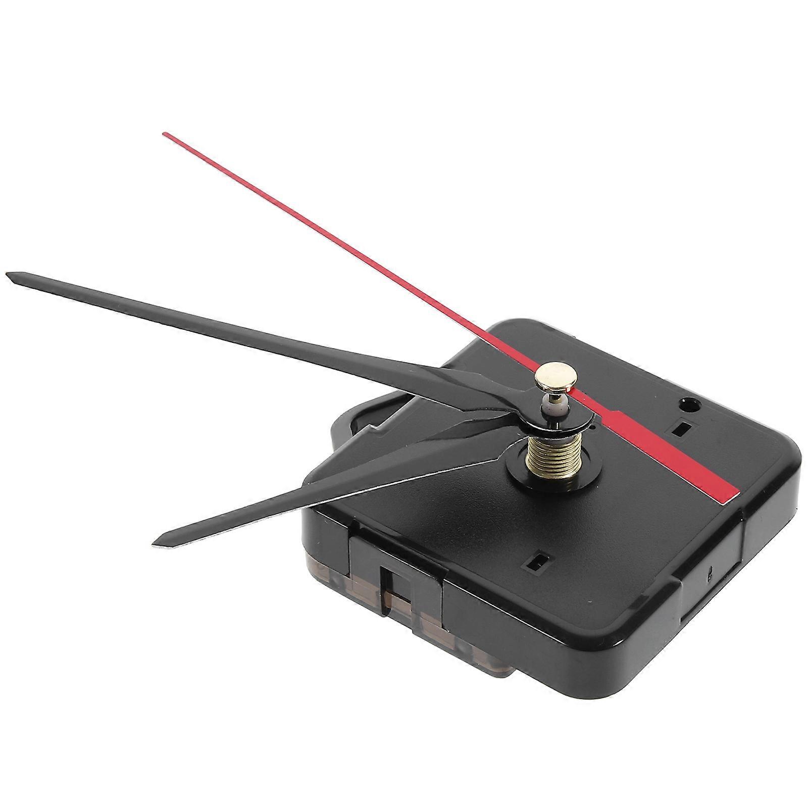 Wall Clock Parts Clock Motor And Hands Replacement Round Plastic 4.7X0.2X0.2in 1 Set