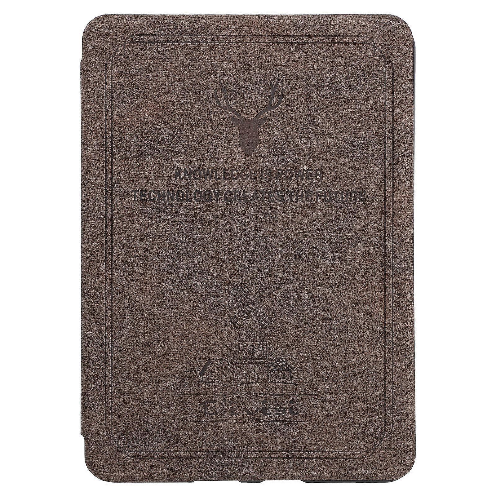Ebook Reader Protector with Deer Pattern Coffee Color Waterproof Scratch Proof for Paperwhite 4 1 Pc