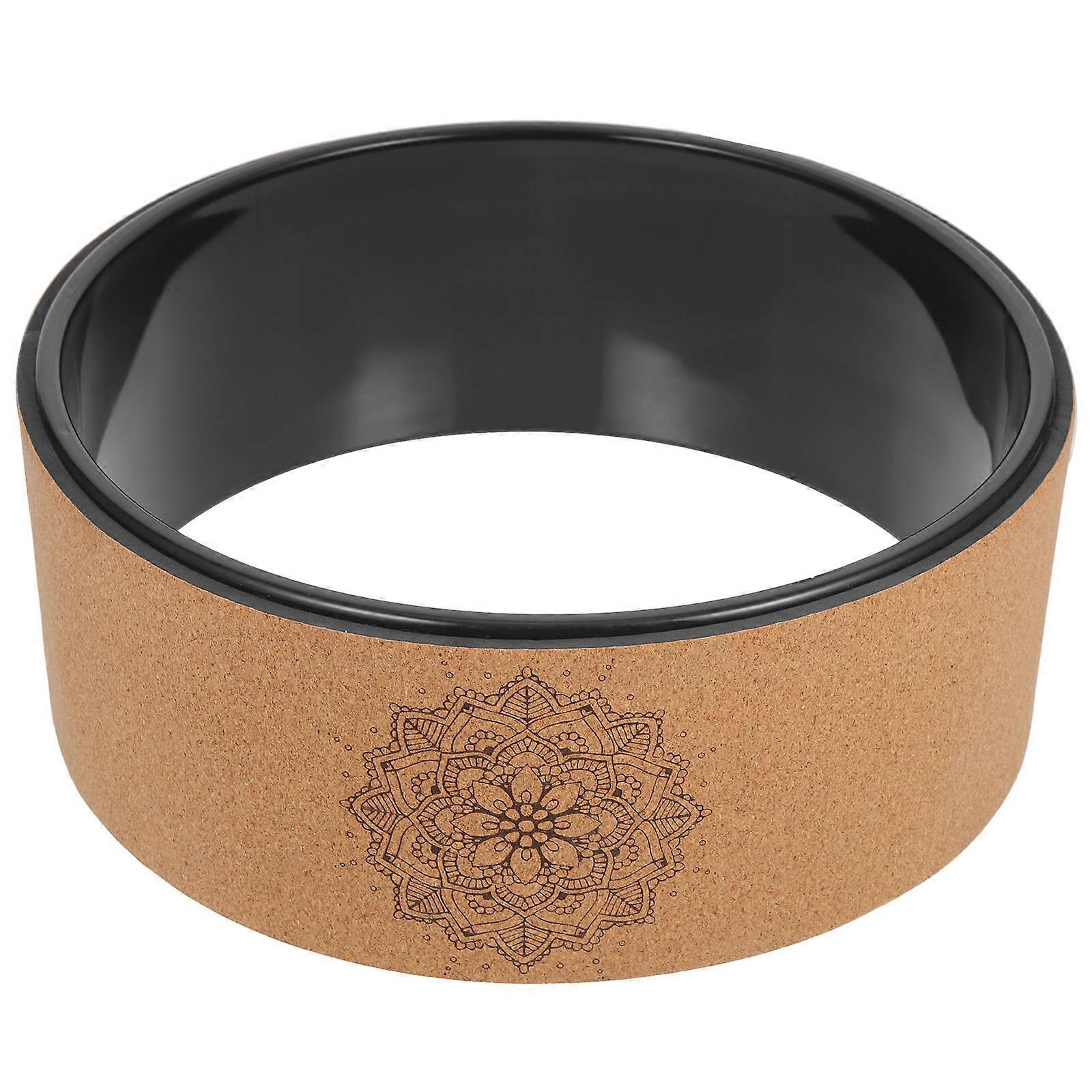 Yoga Back Wheel Multi 32X32X12cm Cork Flexibility Training 1Pcs