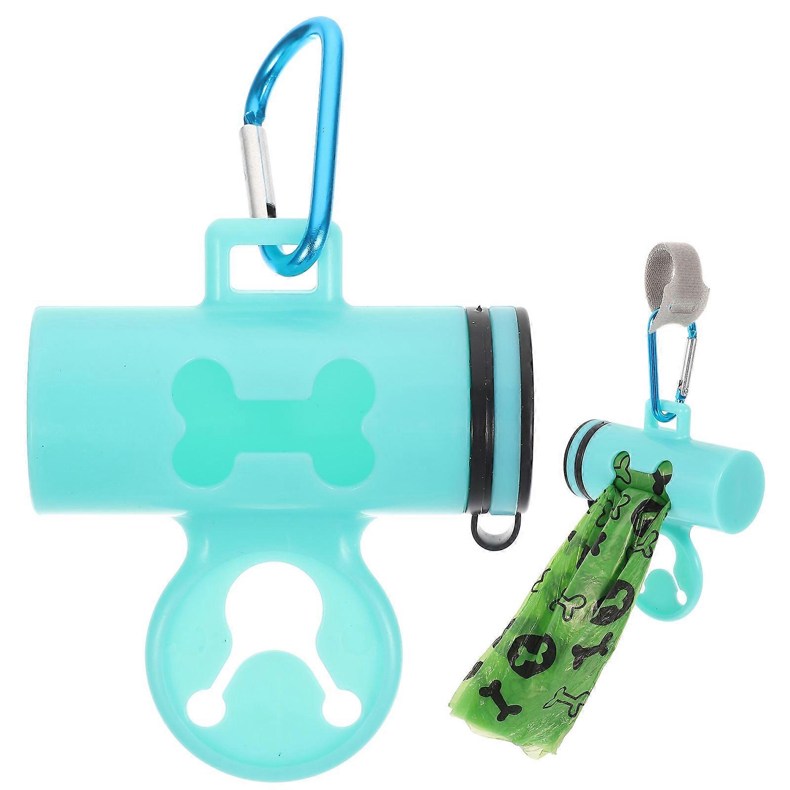 Dog Waste Bags Holder Hanging Buckle Design Pet Owners Hiking 9X7.5X3.3CM Simple Dispensing 1Set