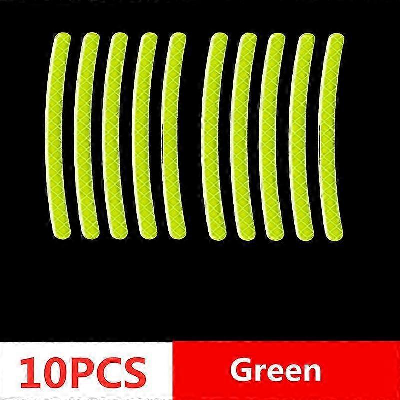 Car Wheel Hub Reflective Stripes Door Handle Safety Warning Sticker Rear Warning Tape Automobile Accessory