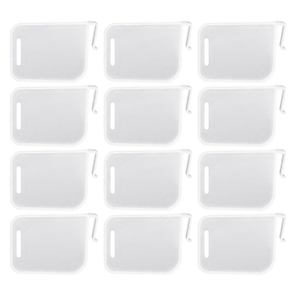 12pcs Fridge Side Door Dividers, Multi Function Separator for Freezer Shelf Storage, Refrigerator Organizers for Food and Drinks
