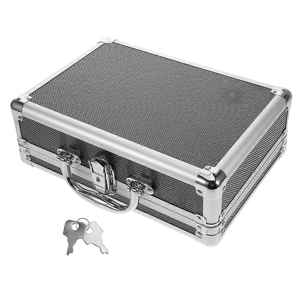 Portable Tools Box Large Capacity Aluminium Alloy Tool Case With Handle For Travel 1Pack