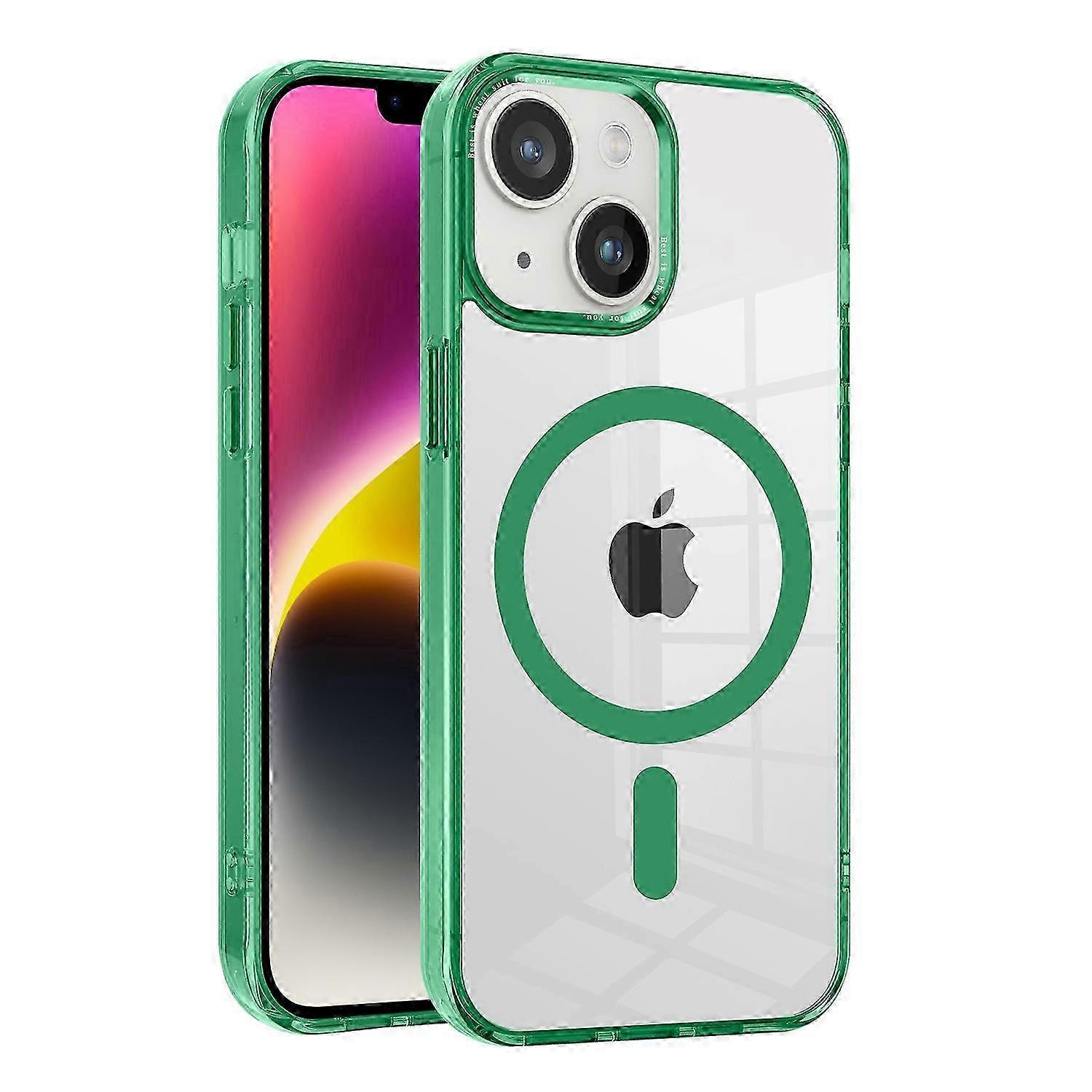 Clear Case PC+TPU Phone Cover for iPhone 14 Plus Compatible with MagSafe