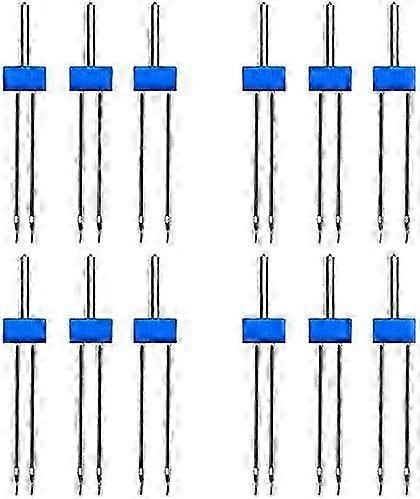 Twin Needles for Household Sewing Machine, Double Stretch Needles in Mixed Sizes (3pcs)