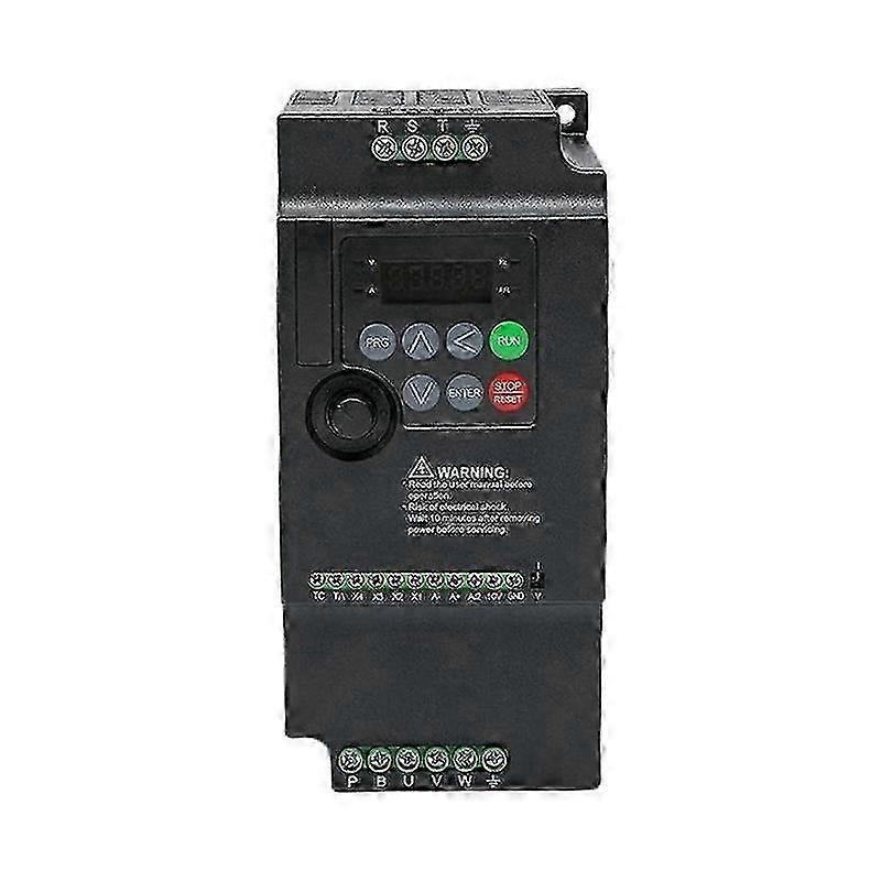 VFD Frequency Converter 220V to 380V Single Phase Input Three Phase Output Inverter 1.5KW Motor Speed Controller