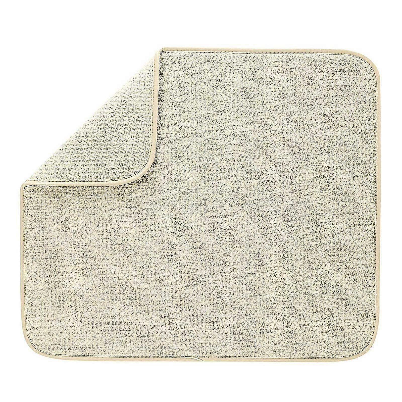 Dish Drying Mat Absorbent Dish Drainer Kitchen Pad Washable Fast Drying Pad Dish Drainer Mat For Kitchen Counter grey