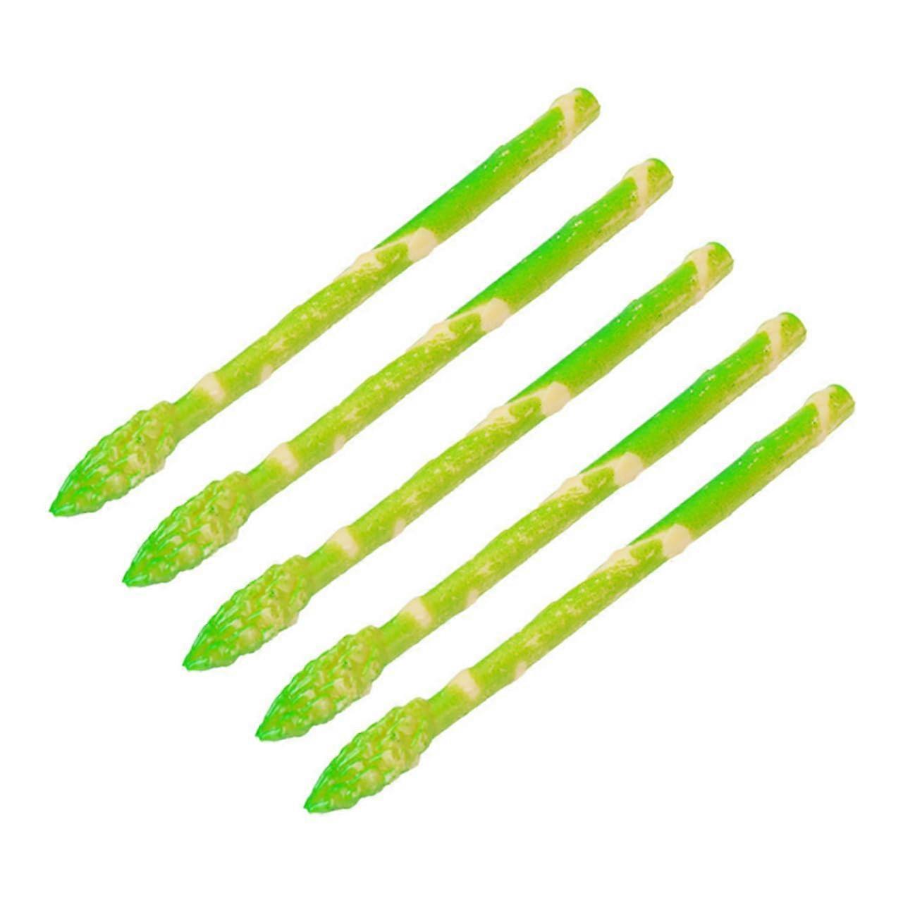 Artificial Asparagus Lifelike For Vegetable Shop Display And Photography Props PVC Green