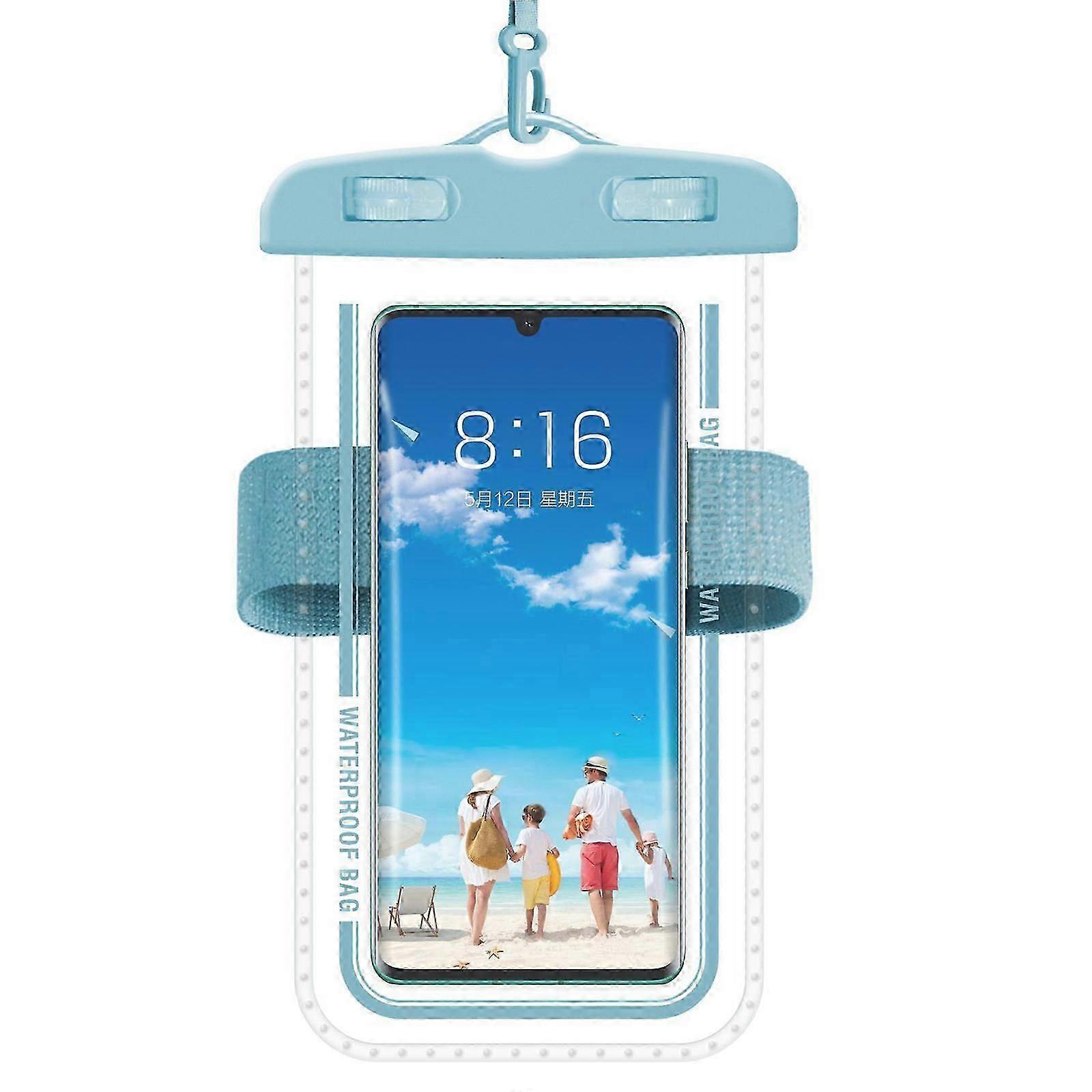 Floating Waterproof Phone Pouch Case compatable with iPhone 15 Pro Max 14 13 12 Plus X XS, for Samsung Waterproof Phone Bag for Kayaking Snorkeling Be
