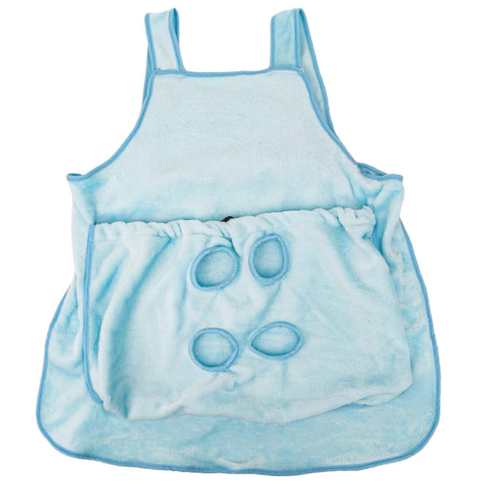Cats hold tote bags, velvet, aprons, tote bag, for indoor use blue.