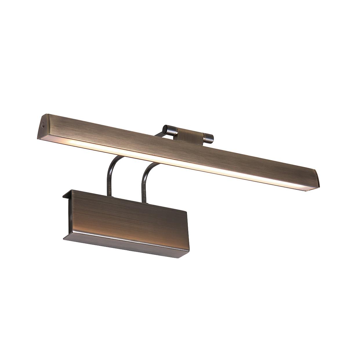 Litho Led Picture Light Bronze Brushed, Plastic Matt