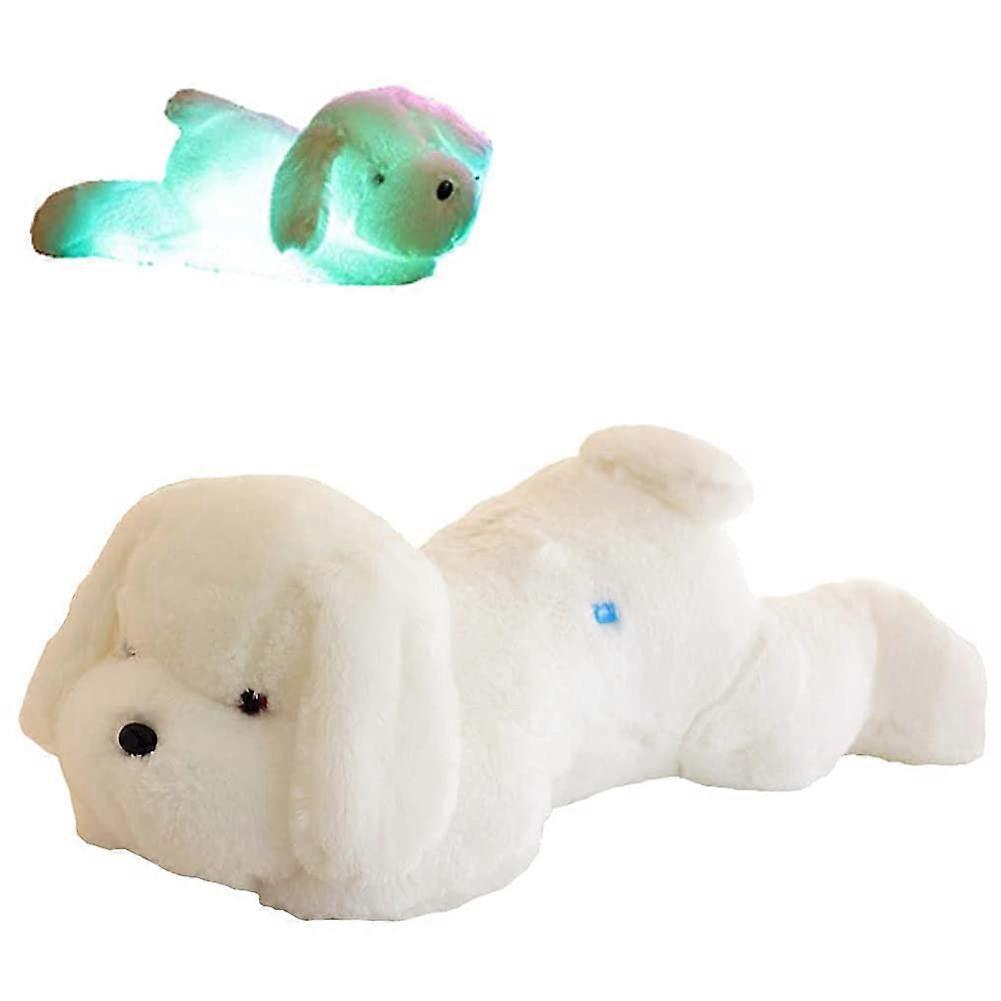 LED Dog Plush Toy Cushion, Glowing Luminous Flashing Light Cushion for Children's Room