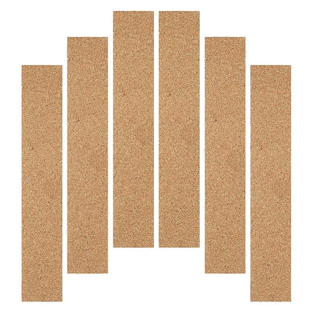 Cork Sheet Photo Wall Cork Strips Home Decoration Adults Professionals Students 6Pcs