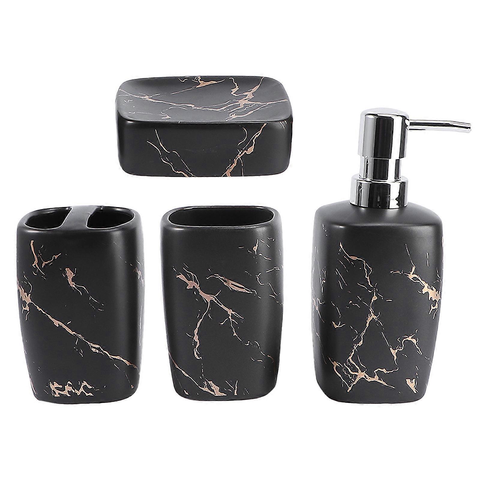 Sanitary Ware Bathroom Set Storage Personal Hygiene Square Simple Structure Smooth Surface 1Set