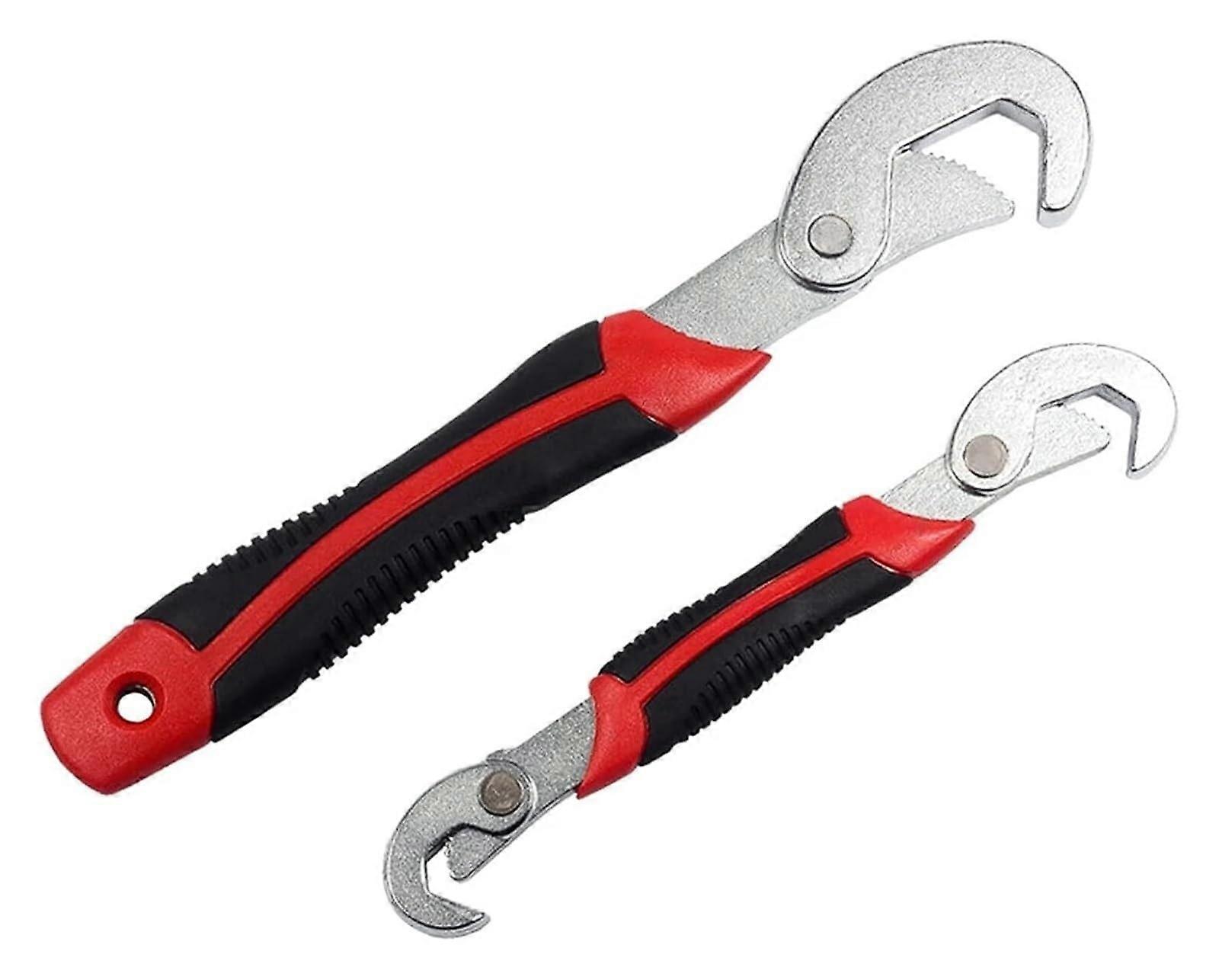 Adjustable Wrench 2-Piece Set, 9-32 mm Range, Universal Hand Tool Set, Professional Multifunction Wrench