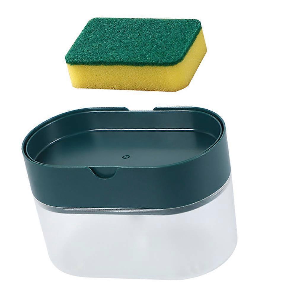 Dish Soap Container Abs Plastic For Kitchen Accessories Square Shape With No Dripping 1 Set