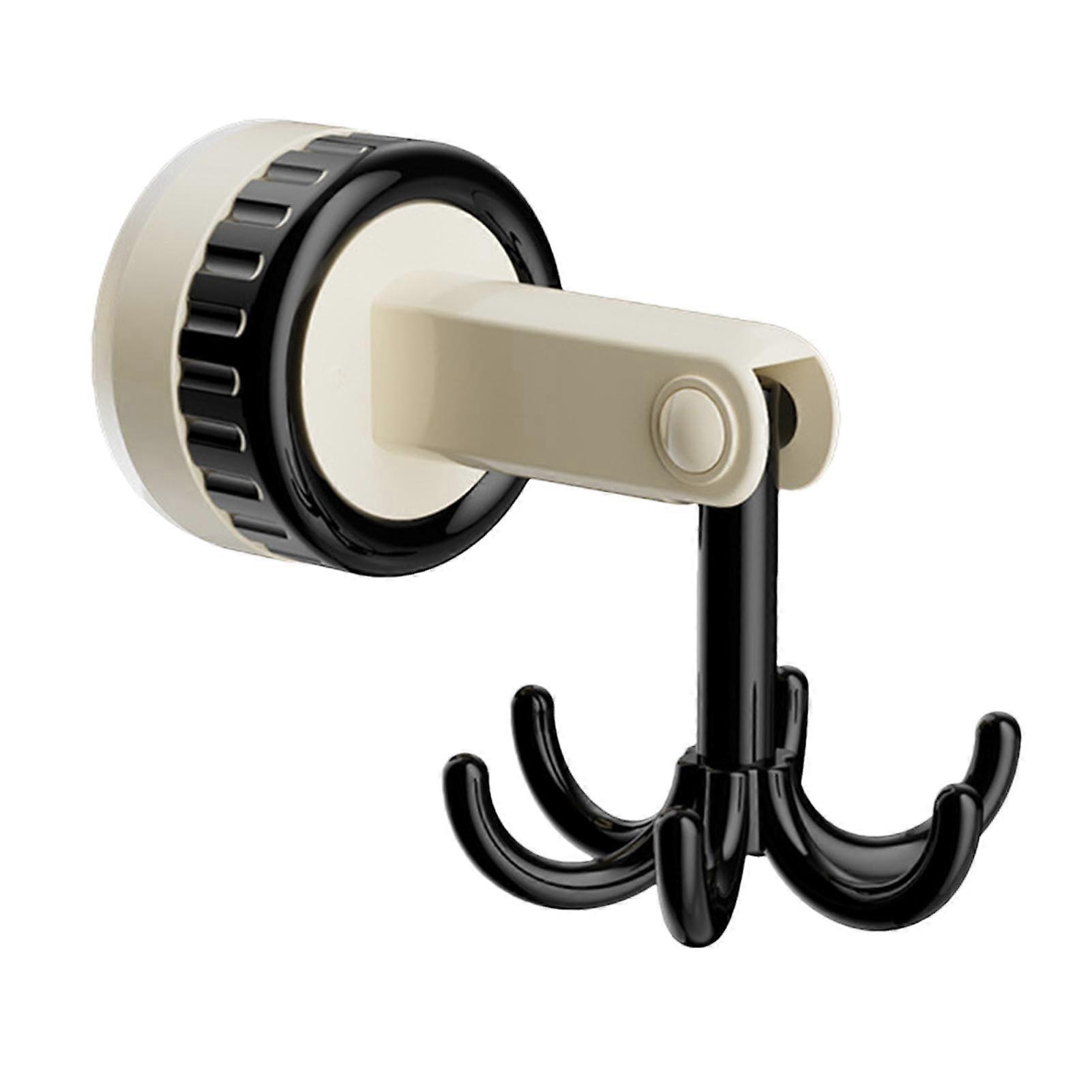 Rotating hook hanger, under cabinet hook utensil holder  Multifunctional hook, utensil stand black